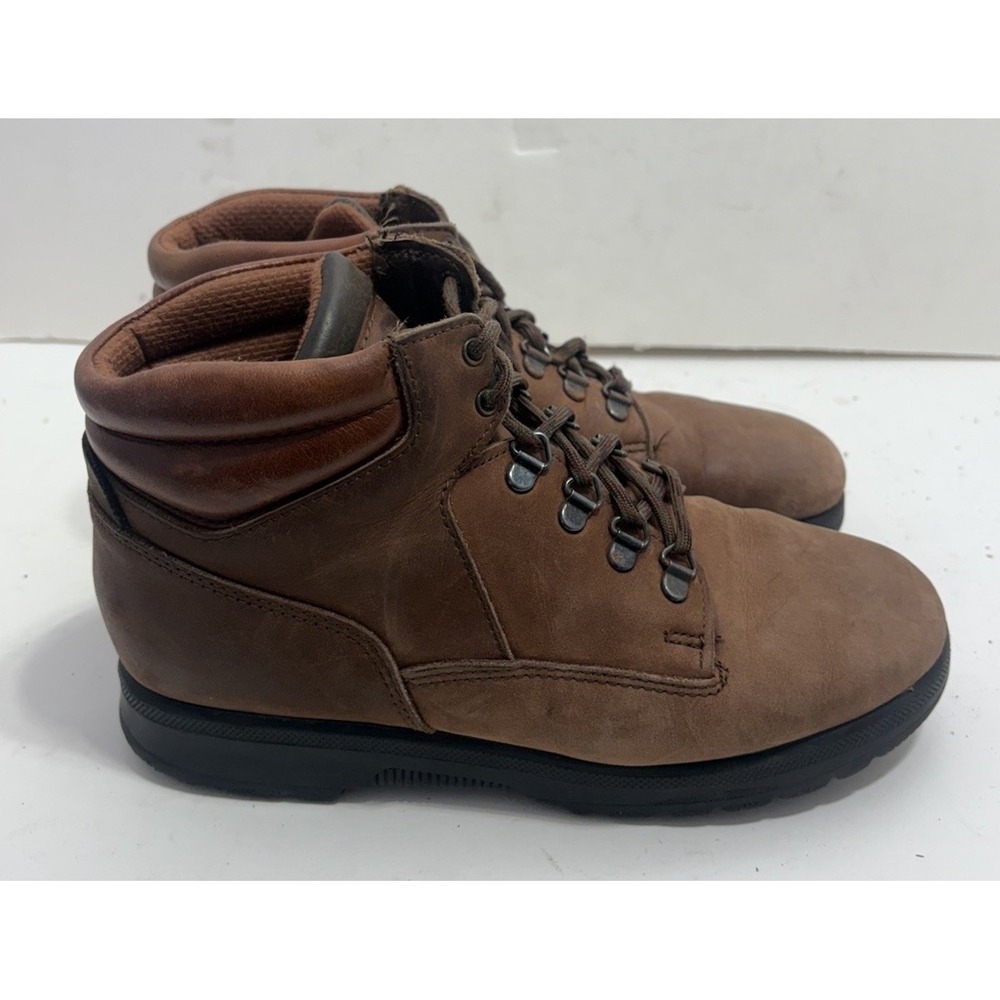Vintage Dexter Mountaineering Hiking Boots Soles 7D Brown Leather Made USA
